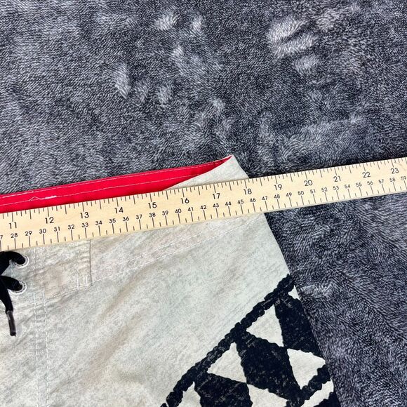 Quiksilver Y2K Waimea Hawaii Big Surf Invitational Board Shorts Eddie Aikau 36 - Picture 6 of 13